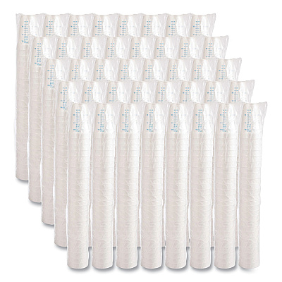 Dart Graduated Foam Medical Cups, 16 oz, White, 25/Pack, 40 Packs/Carton (DCC16J16GRAD)