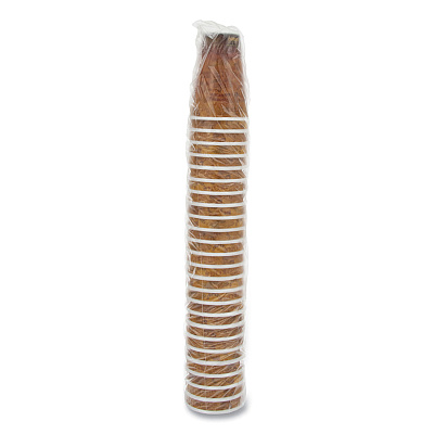 Dart Fusion Escape Foam Hot/Cold Cups, 16 oz, Brown/Black, 1,000/Carton (DCC16U16ESC)