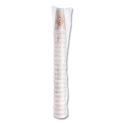 Dart Cafe G Foam Hot/Cold Cups, 20 oz, Brown/Red/White, 20/Pack (DCC20X16GPK)