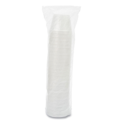 Dart Foam Containers, 24 oz, White, 25/Bag, 20 Bags/Carton (DCC24MJ48)