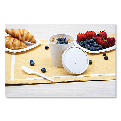 Solo Flexstyle Double Poly Food Combo Packs, 16 oz, Symphony, 25 Combos/Sleeve, 10 Sleeves/Carton (SCCKHB16ASYM)