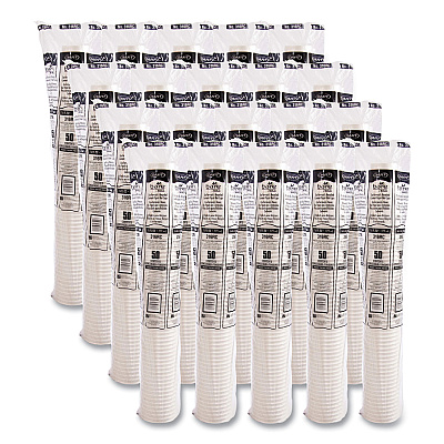 Solo Bare Eco-Forward Recycled Content PCF Paper Hot Cups, ProPlanet Seal, 16 oz, Green/White/Beige, 1,000/Carton (SCC316RC)