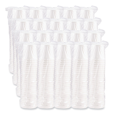 Solo Flexstyle Double Poly Paper Containers, 16 oz, White, Paper, 25/Pack, 20 Packs/Carton (SCCH4165U)