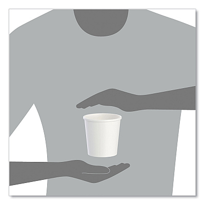 Solo Flexstyle Double Poly Paper Containers, 16 oz, White, Paper, 25/Pack, 20 Packs/Carton (SCCH4165U)