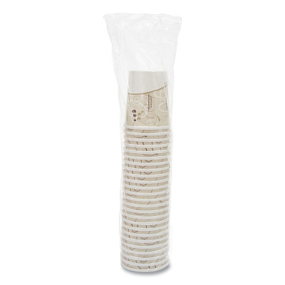 Solo Flexstyle Double Poly Paper Containers, 32 oz, Symphony Design, Paper, 25/Pack, 20 Packs/Carton (SCCH4325SYM)