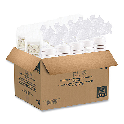 Solo Flexstyle Double Poly Food Combo Packs, 12 oz, Symphony, Paper, 250/Carton (SCCKHSB12ASYM)