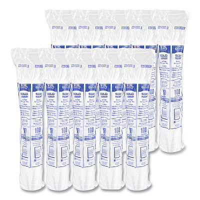 Solo Traveler Cappuccino Style Dome Lid, Fits 10 oz Cups, White, 100/Pack, 10 Packs/Carton (SCCTL31R2)