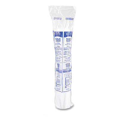 Solo Traveler Cappuccino Style Dome Lid, Fits 10 oz Cups, White, 100/Pack, 10 Packs/Carton (SCCTL31R2)