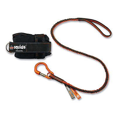 ergodyne Squids 3191 Power Tool Tethering Kit, 10 lb Max Working Capacity, 38" Long, Orange/Gray (EGO19661)