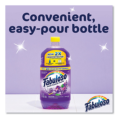 Fabuloso Multi-use Cleaner, Lavender Scent, 56 oz Bottle (CPC53041)