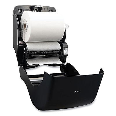 San Jamar Ecological Automatic Towel Dispenser, 9.1 x 14.4 x 11.8, Black (SJMT8000REBK)