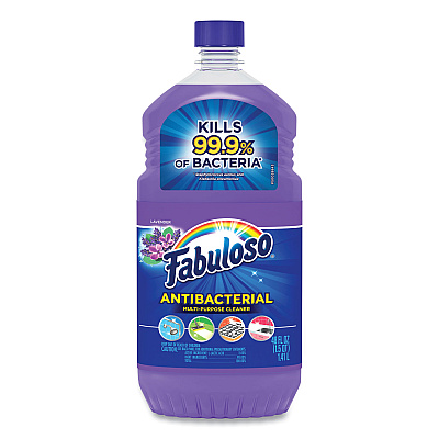 Fabuloso Antibacterial Multi-Purpose Cleaner, Lavender Scent, 48 oz Bottle, 6/Carton (CPC98573)