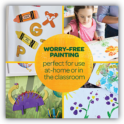 Crayola Washable Paint, Peach, 16 oz Bottle (CYO542016033)