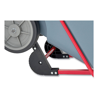 Rubbermaid Commercial BRUTE DURATILT Frame Tilt Truck, Heavy Duty, 1 cu yd, 2,100 lb Capacity, Rotomolded Resin/Leakproof Polyethylene, Gray (RCP2192467)