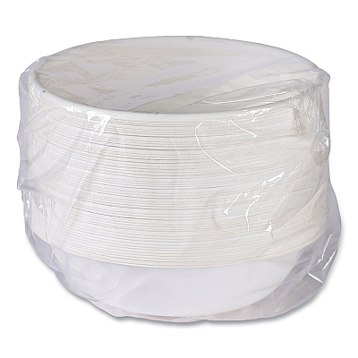Eco-Products Vanguard Renewable and Compostable Sugarcane Bowls, 16 oz, White, 800/Carton (ECOEPBL16CNFA)