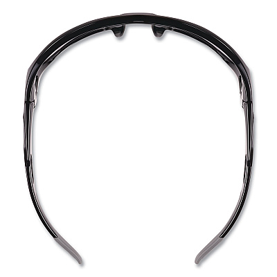 ergodyne Skullerz BALDR Safety Glasses, Black Nylon Impact Frame, Smoke Polycarbonate Lens (EGO57030)