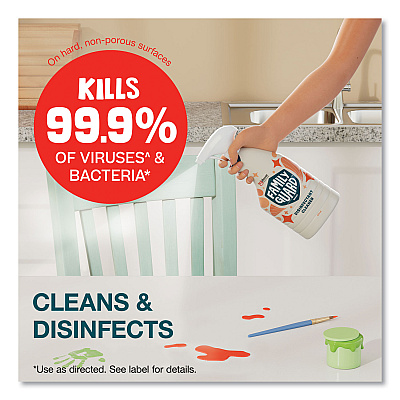 FamilyGuard Disinfectant, Citrus Scent, 32 oz Trigger Bottle, 8/Carton (SJN327159)