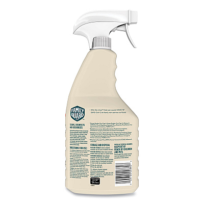 FamilyGuard Disinfectant, Fresh Scent, 32 oz Trigger Bottle, 8/Carton (SJN327118)