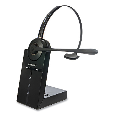 Spracht ZuM Maestro DECT Monaural Over The Head Headset, Black (HS2018)