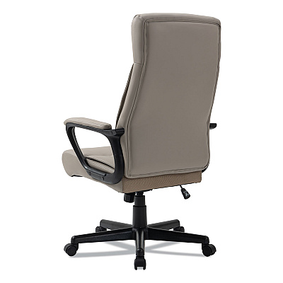 Alera Oxnam Series High-Back Task Chair, Supports Up to 275 lbs, 17.56" to 21.38" Seat Height, Tan Seat/Back, Black Base (ALEON41B59)