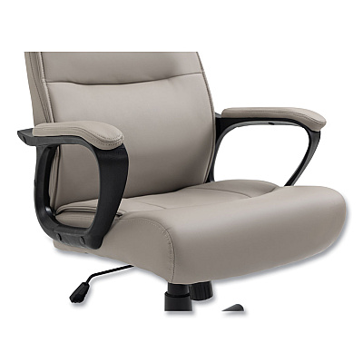 Alera Oxnam Series High-Back Task Chair, Supports Up to 275 lbs, 17.56" to 21.38" Seat Height, Tan Seat/Back, Black Base (ALEON41B59)