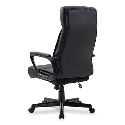 Alera Oxnam Series High-Back Task Chair, Supports Up to 275 lbs, 17.56" to 21.38" Seat Height, Black Seat/Back, Black Base (ALEON41B19)