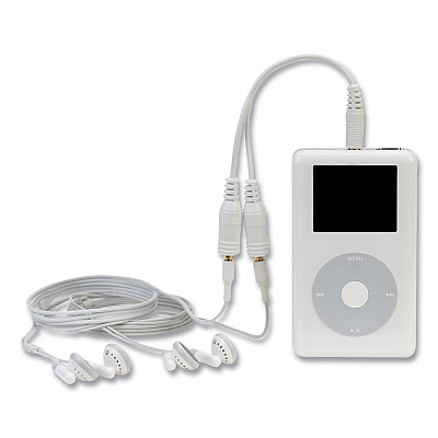 Belkin Speaker and Headphone Splitter, White (BLKF8V234)