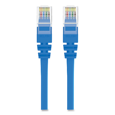 Belkin CAT5e Snagless Patch Cable, 3 ft, Blue (A3L79103BLUS)