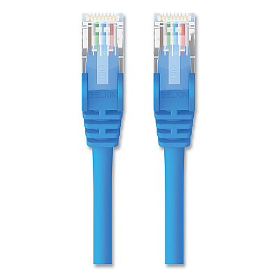Belkin CAT5e Snagless Patch Cable, 3 ft, Blue (A3L79103BLUS)
