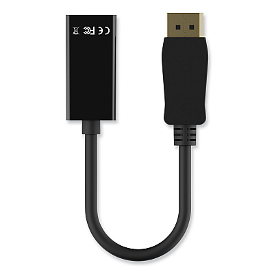 Belkin DisplayPort to DVI Adapter, 5", Black (F2CD005B)