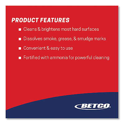 Betco Deep Blue Glass and Surface Cleaner, 55 gal Drum (BET1085500)