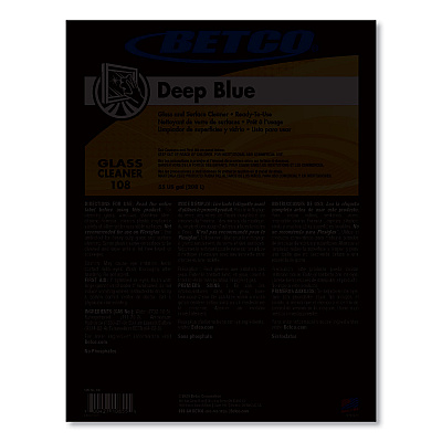 Betco Deep Blue Glass and Surface Cleaner, 55 gal Drum (BET1085500)