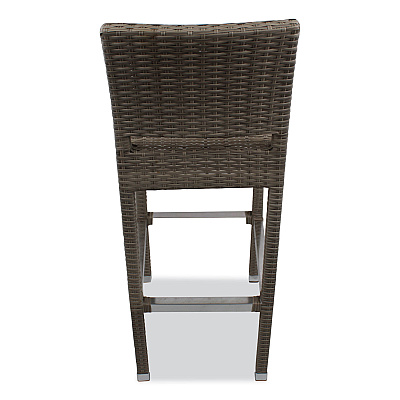 JMC Furniture Gama Series Barstools, Supports Up to 300 lb, 31.25" Seat Height, Ivory Seat, Ivory Back, Ivory Base (GAMBSIVY)