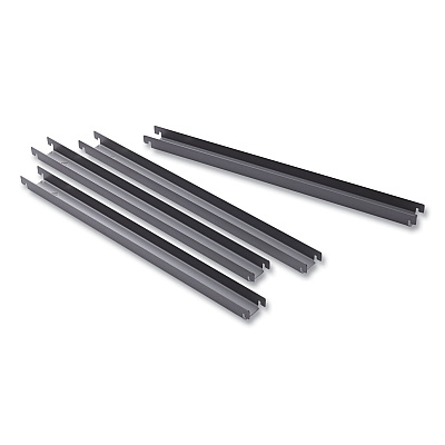 Two Row Hangrails for Alera 30" and 36" Wide Lateral Files, Aluminum, 4/Pack (ALEHLF3036)