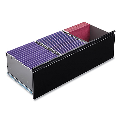Two Row Hangrails for Alera 30" and 36" Wide Lateral Files, Aluminum, 4/Pack (ALEHLF3036)