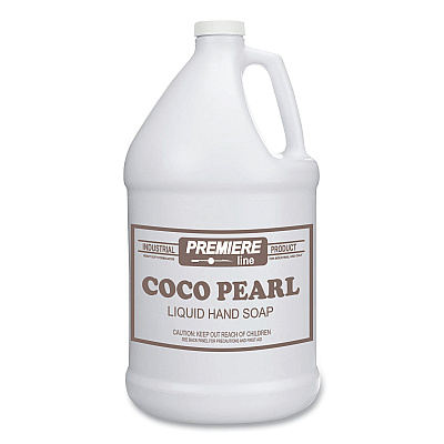 Kess Coco Pearl Liquid Hand Soap, Coconut Scent, 128 oz, 4/Carton