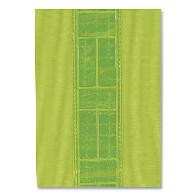 ergodyne GloWear 8140BA Class 1 Breakaway Sash, Polyester, X-Large/2X-Large, Lime (EGO27015)