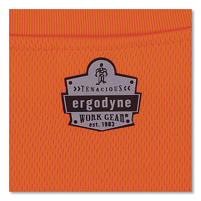 ergodyne GloWear 8091 Non-Certified Hi-Vis Long Sleeve Shirt, 2X-Large, Orange (EGO21596)