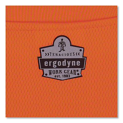 ergodyne GloWear 8091 Non-Certified Hi-Vis Long Sleeve Shirt, 4X-Large, Orange (EGO21598)