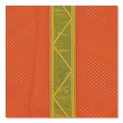 ergodyne 8040HL Non-Certified Hi-Gloss Vest, Polyester, One Size Fits Most, Orange (EGO20070)