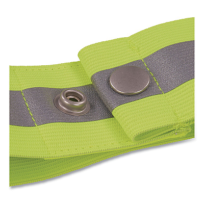 ergodyne GloWear 8001 Hi-Vis Arm and Leg Band with Sanp Closure, Small/Medium, Lime (EGO29013)