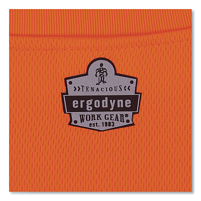 ergodyne GloWear 8091 Non-Certified Hi-Vis Long Sleeve Shirt, 3X-Large, Orange (EGO21597)