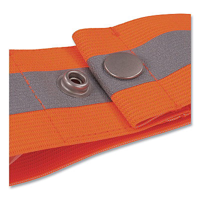 ergodyne GloWear 8001 Hi-Vis Arm and Leg Band with Snap Closure, Small/Medium, Orange (EGO29011)