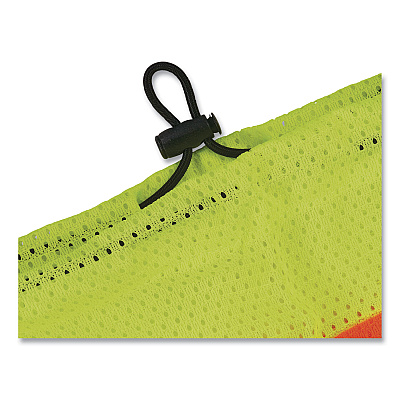 ergodyne GloWear 8009 Class E Two-Tone Mesh Leg Gaiters, One Size Fits Most, Lime (EGO29093)