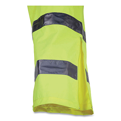 ergodyne GloWear 8925 Class E Hi-Vis Thermal Pants, 3X-Large, Lime (EGO24457)