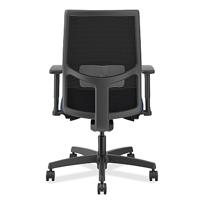 HON Ignition 2.0 4-Way Stretch Mid-Black Mesh Task Chair, Supports Up to 300 lb, 17" to 21" Seat Height, Navy/Black (HONI2M2BMLA13TK)
