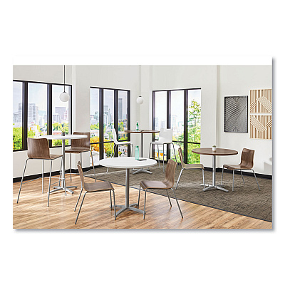 HON Ruck Laminate Chair, Supports Up to 300 lb, 18" Seat Height, Pinnacle Seat/Back, Silver Base (HONRUCK1LPINCP8)
