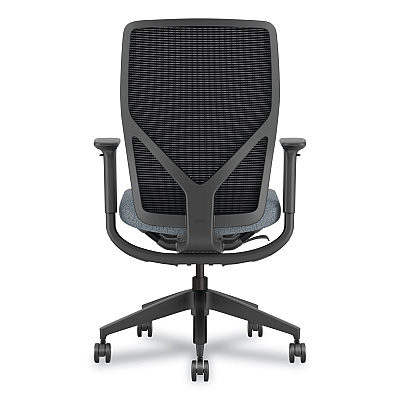 HON Flexion Mesh Back Task Chair, Supports Up to 300 lb, 14.81" to 19.7" Seat Height, Black/Basalt (HONFXTSAMAX25NL)