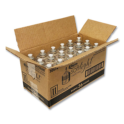 Sterno Soft Light Liquid Wax, 36 Hour Burn, 36/Carton (STE30514)
