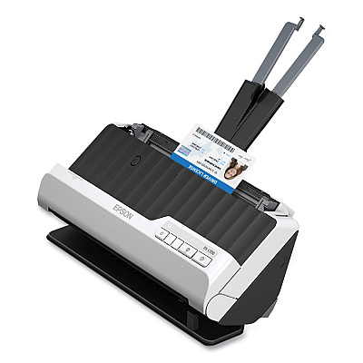 Epson DS-C330 Color Compact Desktop Document Scanner, 660 dpi Optical Resolution, 20-Sheet Auto Document Feeder (B11B272201)